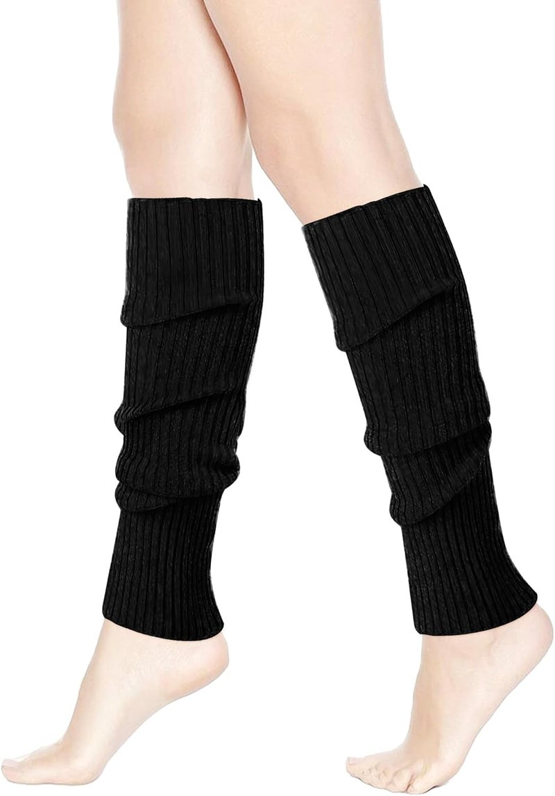 HEMOUR Leg Warmers for Women Girls Ribbed Knit, Fall Winter Gifts, Legwarmers Socks Y2K Fashion Yoga Ballet Dance Sports - Image 1
